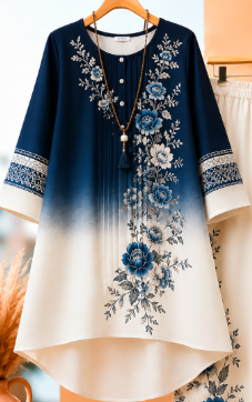 ๐ธ Elegant Floral Ombre Co-Ord Set
