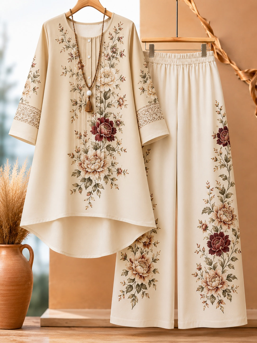 ๐ธ Elegant Floral Ombre Co-Ord Set