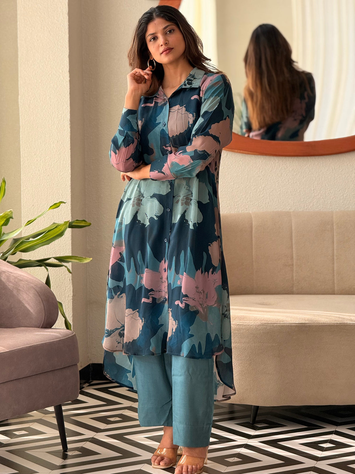 ZU25X300-CRAPE SILK PRINTED
