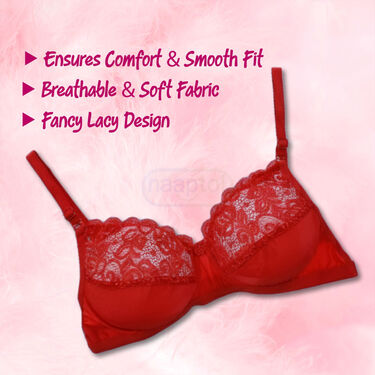 Designer Lacy Bra And Panty Set B1 G1 Free (2BP)