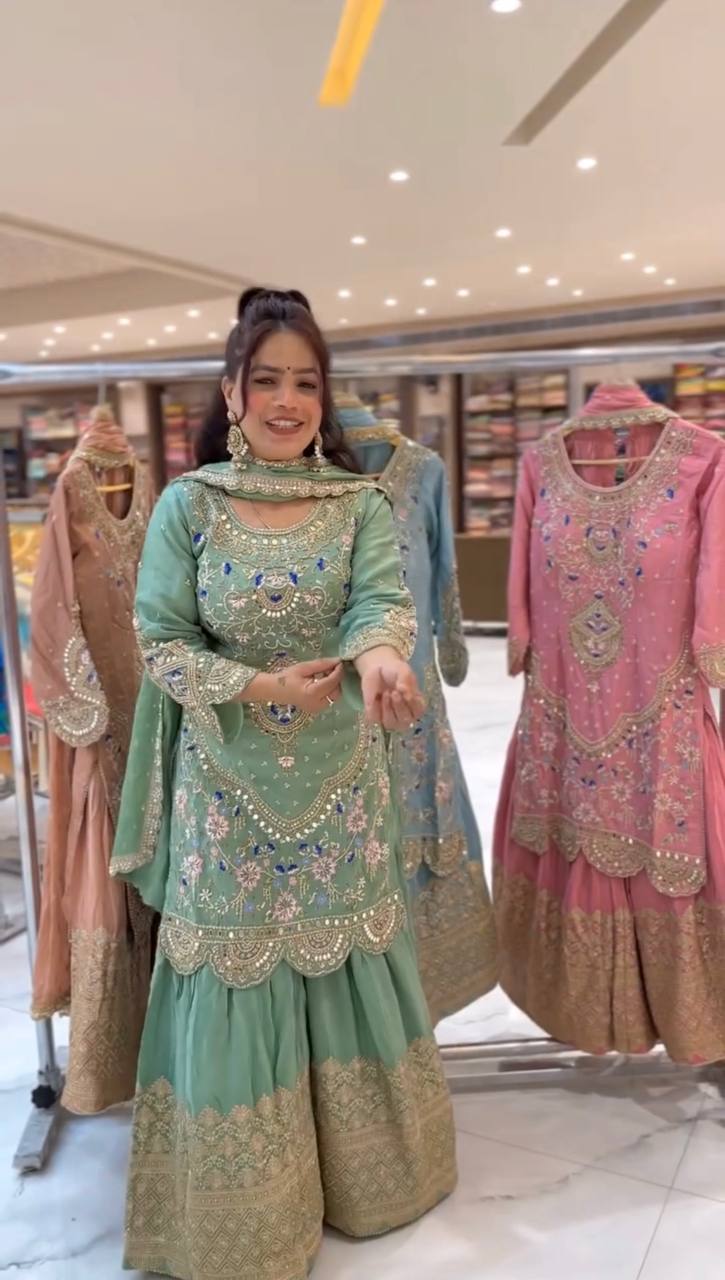 New Arrival – Premium Sharara Palazzo with Dupatta