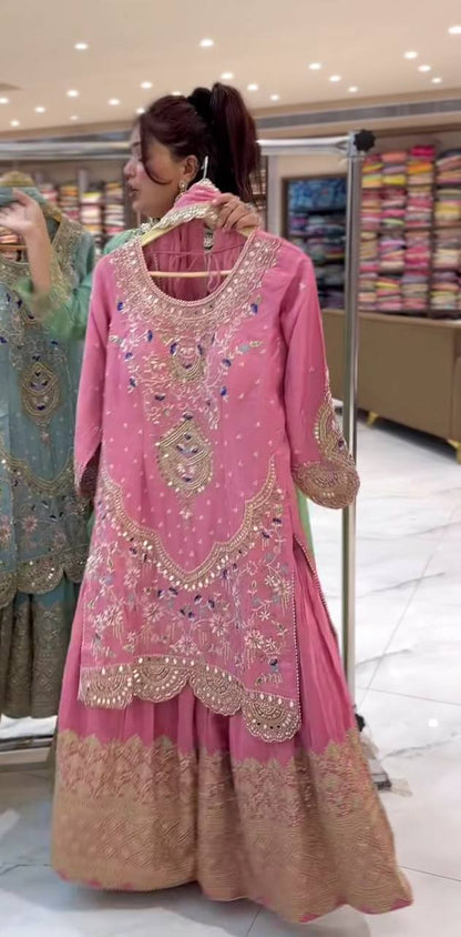 New Arrival – Premium Sharara Palazzo with Dupatta