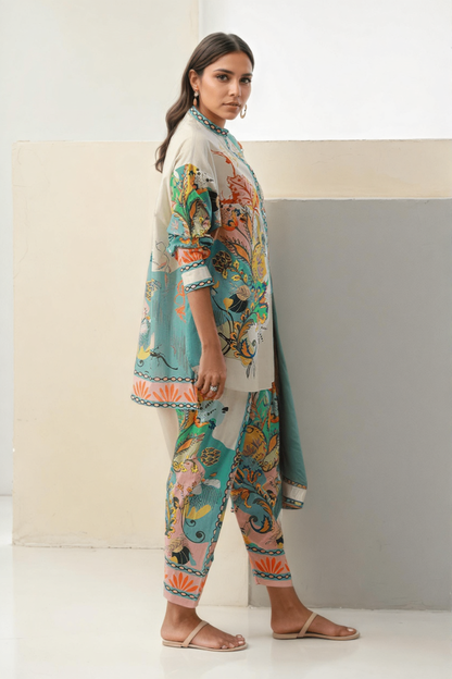 Tropical Muse - Printed Dreamscape Ensemble