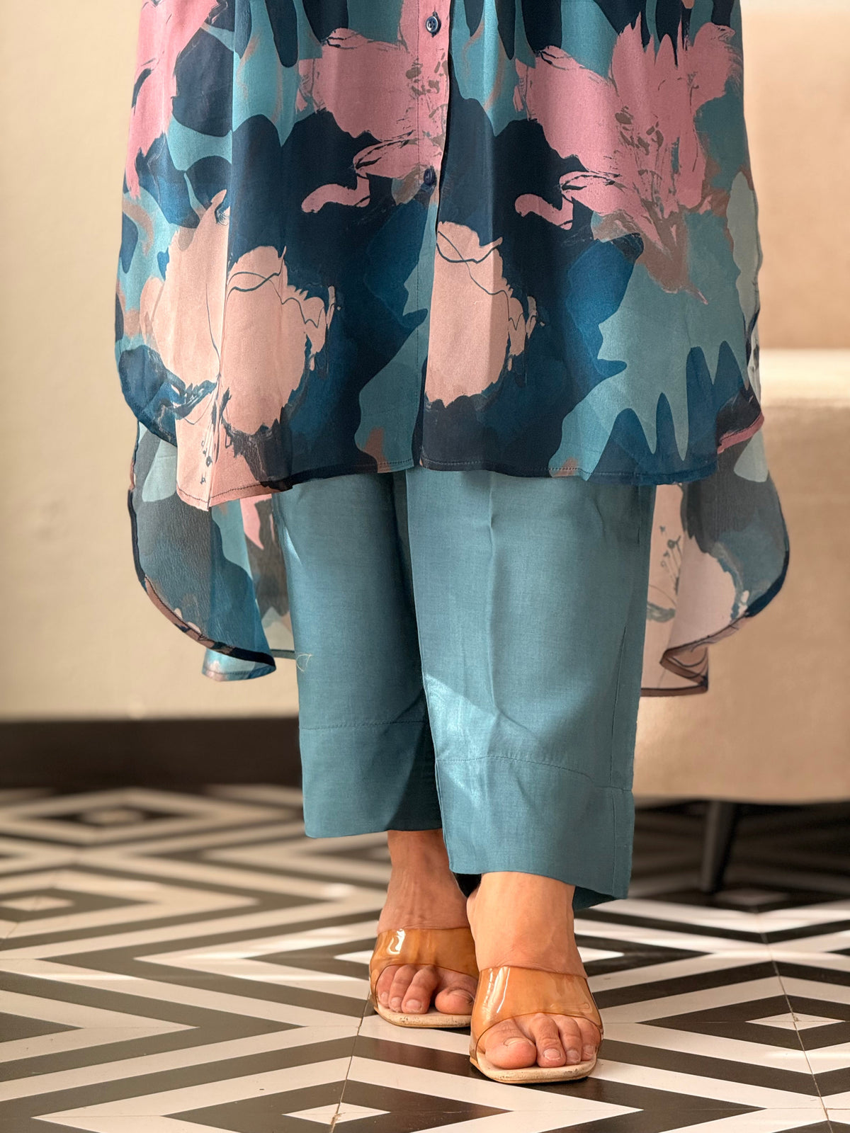ZU25X300-CRAPE SILK PRINTED