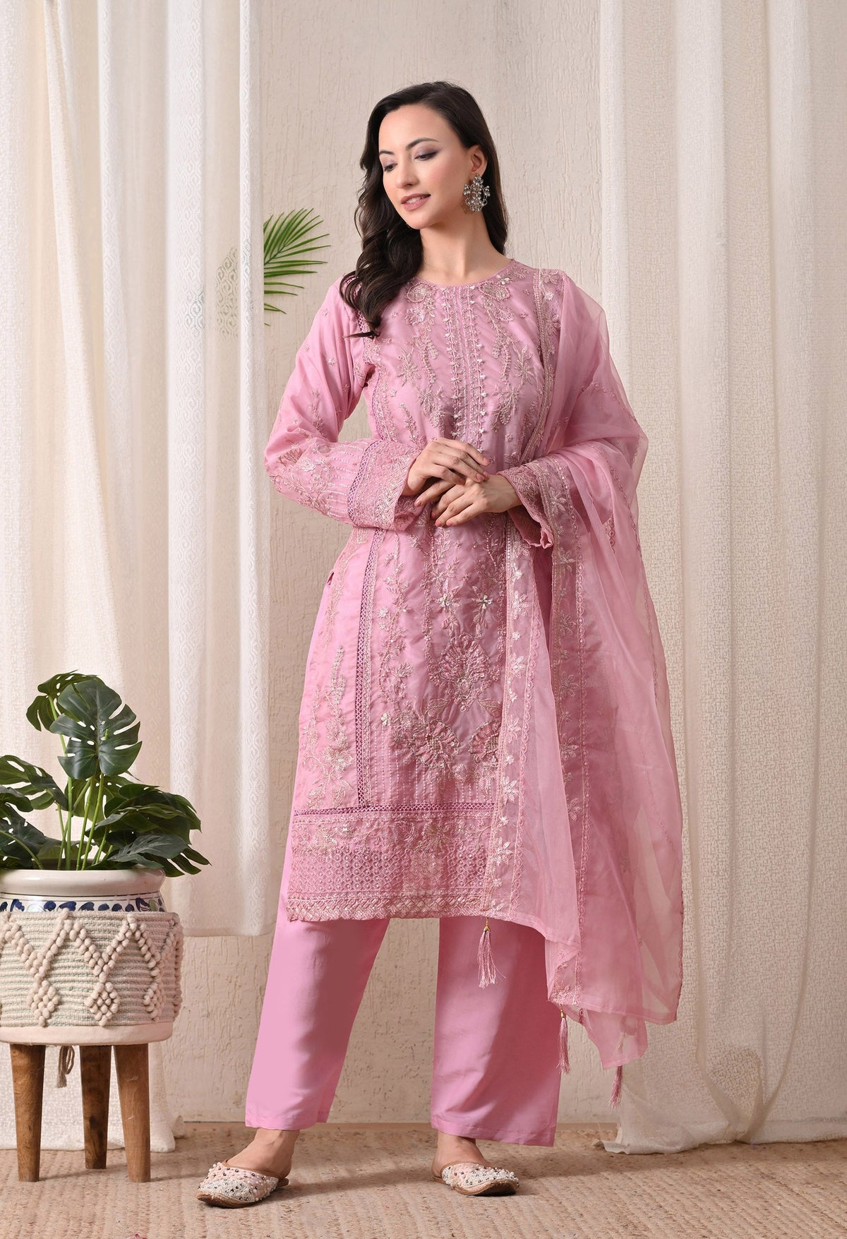 Blooming rose set - Pure Organza