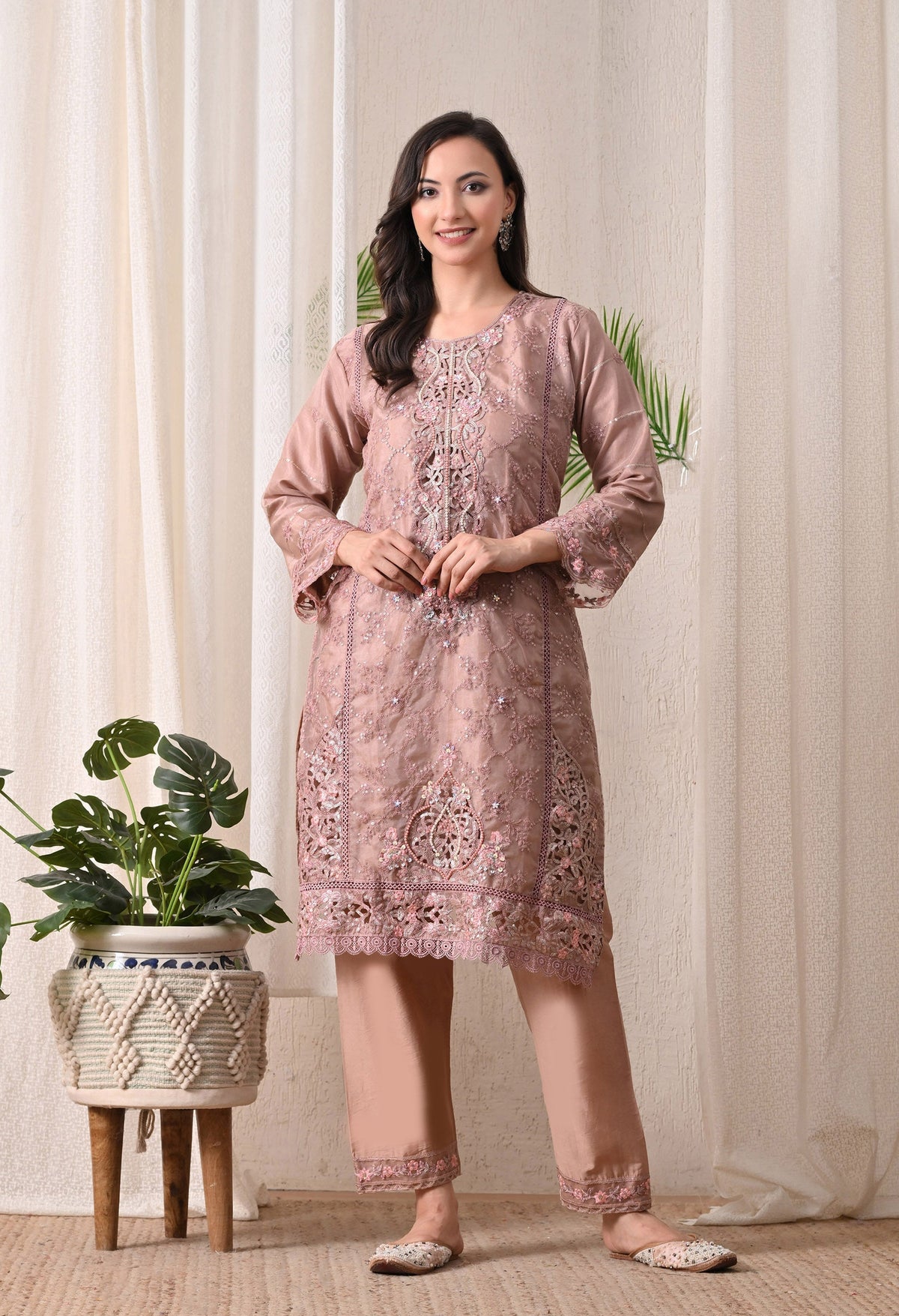 Noor-E-Gulnaar - Pure Organza