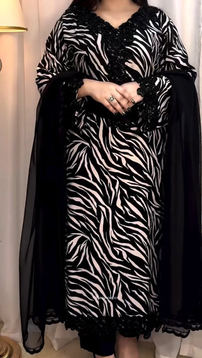 Black Tiger Suit Set