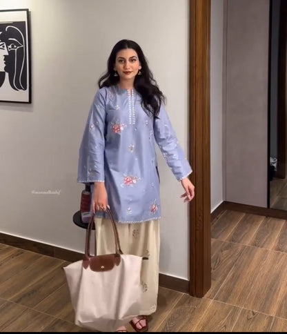 Persian Blue Farsi Co-ord Set