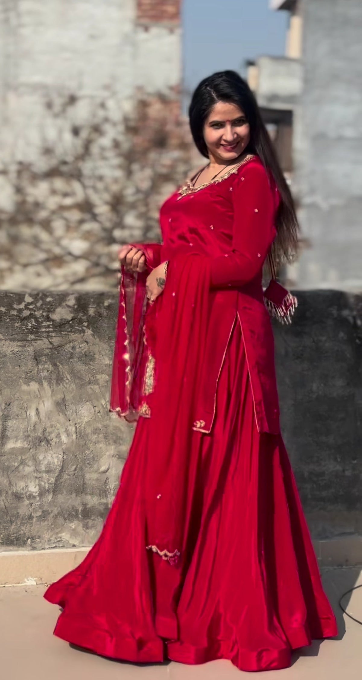 Premium Designer Crepe Silk Lehenga with Dupatta-NF(1238)
