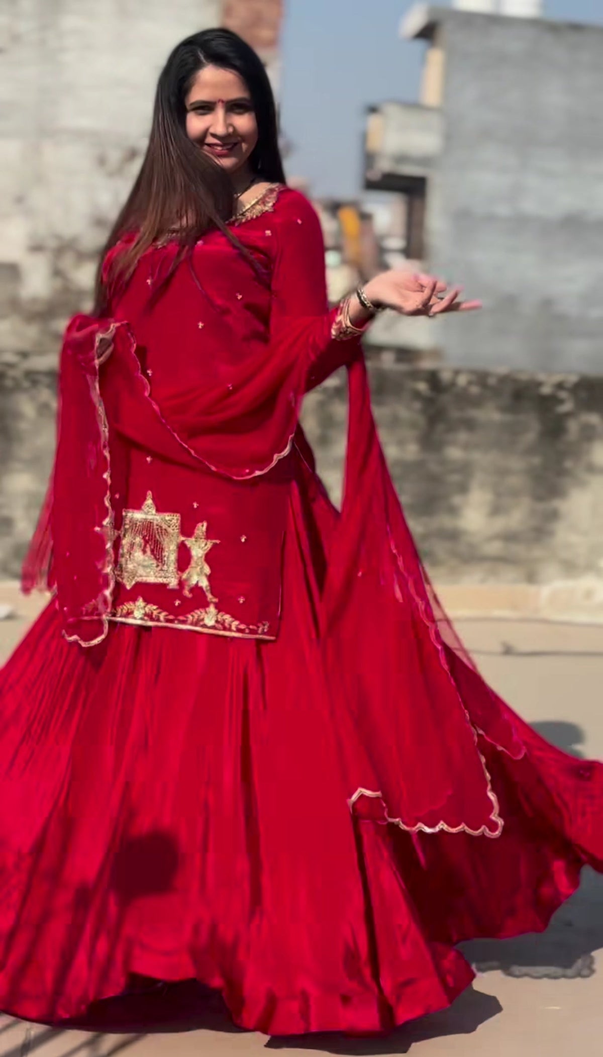 Premium Designer Crepe Silk Lehenga with Dupatta-NF(1238)
