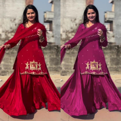 Premium Designer Crepe Silk Lehenga with Dupatta-NF(1238)