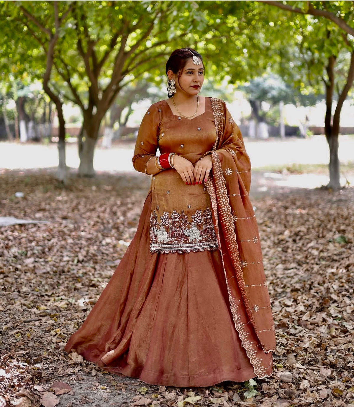 Premium Simmer Silk Designer Top Lehenga with Dupatta-NF(1241)