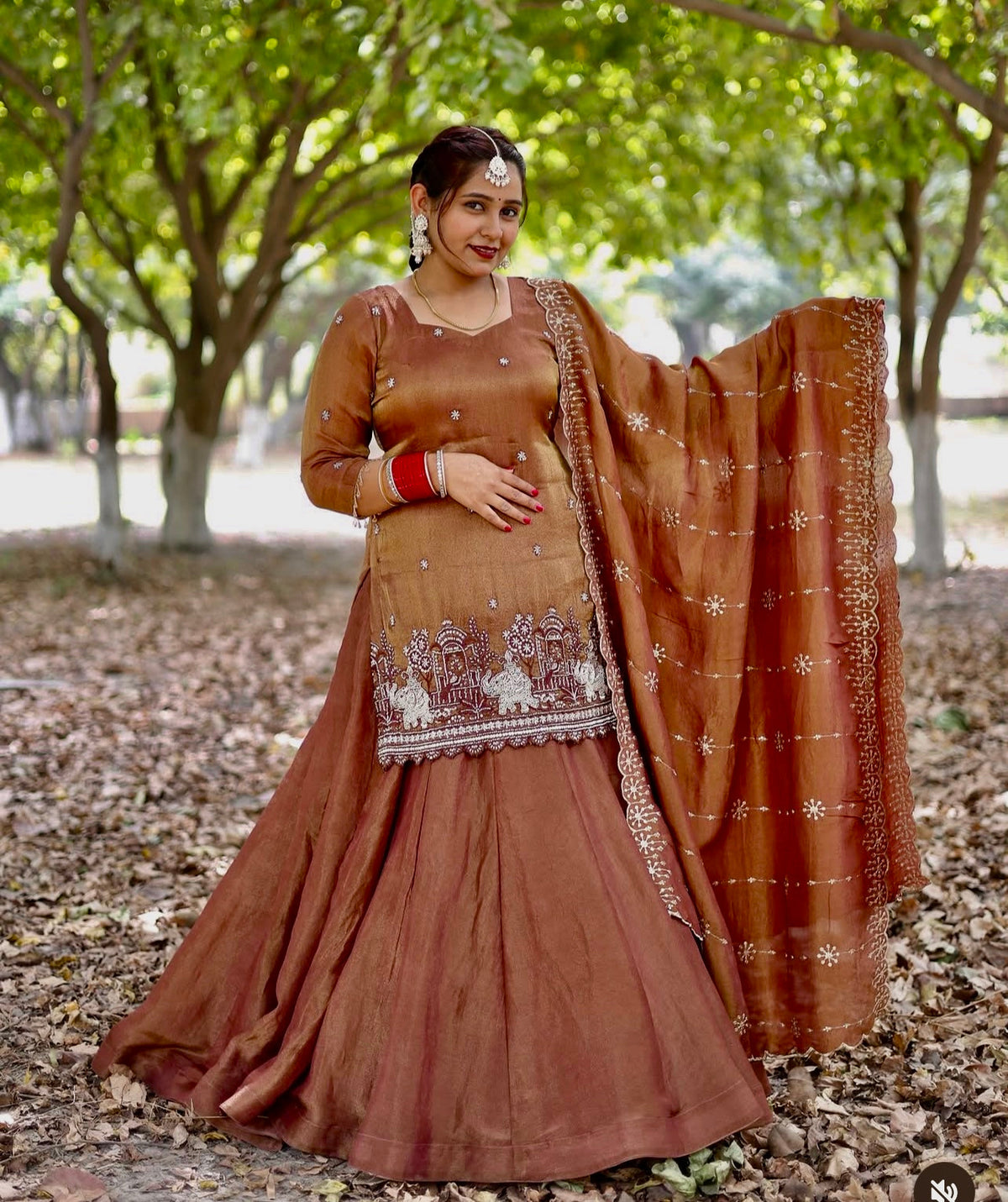Premium Simmer Silk Designer Top Lehenga with Dupatta-NF(1241)