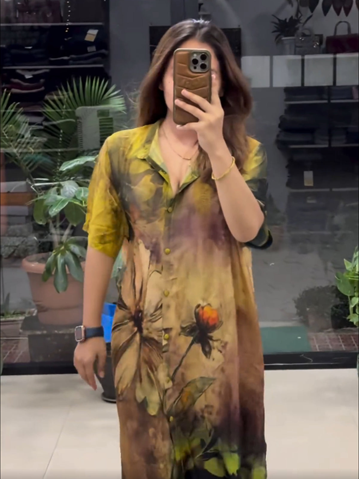 LILY LONG SHIRT STYLE DRESS