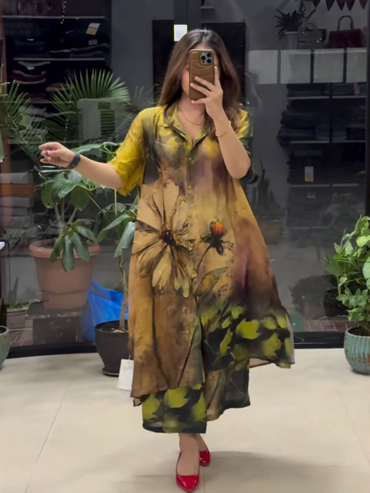 LILY LONG SHIRT STYLE DRESS