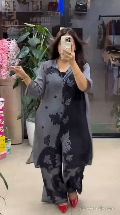 Floral Fusion Printed Kurta Set
