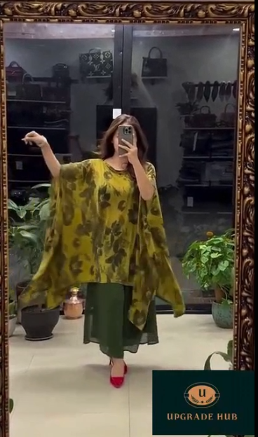 Chiffon Long Floral Printed Dress | Swag Love