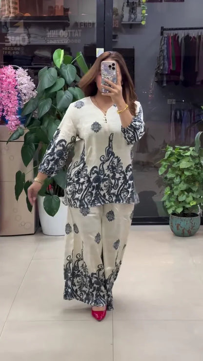 Women Stylish Printed Co-ord Set